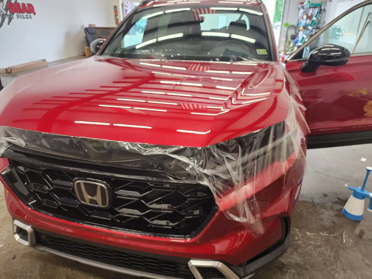 Paint Protection Film installation in Waxhaw, NC by Black Bear Protective Films protecting vehicle paint