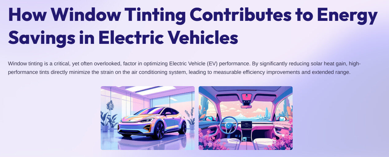 Window Tinting Boosts Energy Savings in Electric Vehicles