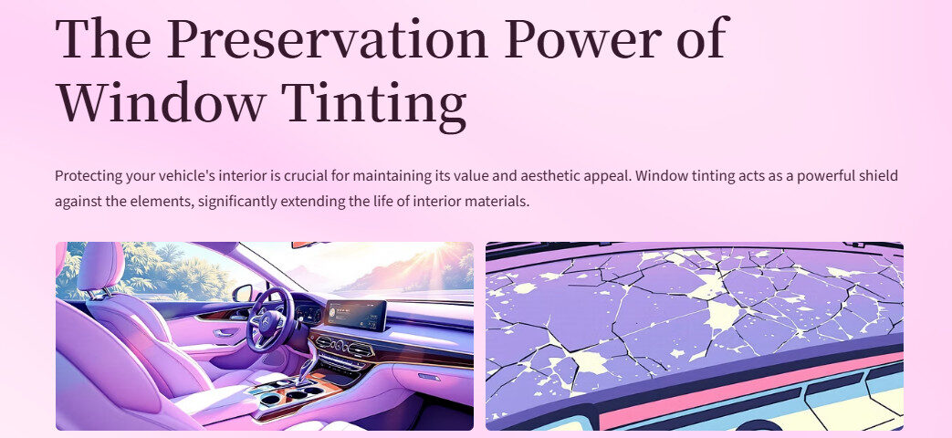 Window Tinting Helps Preserve Vehicle Interiors Over Time