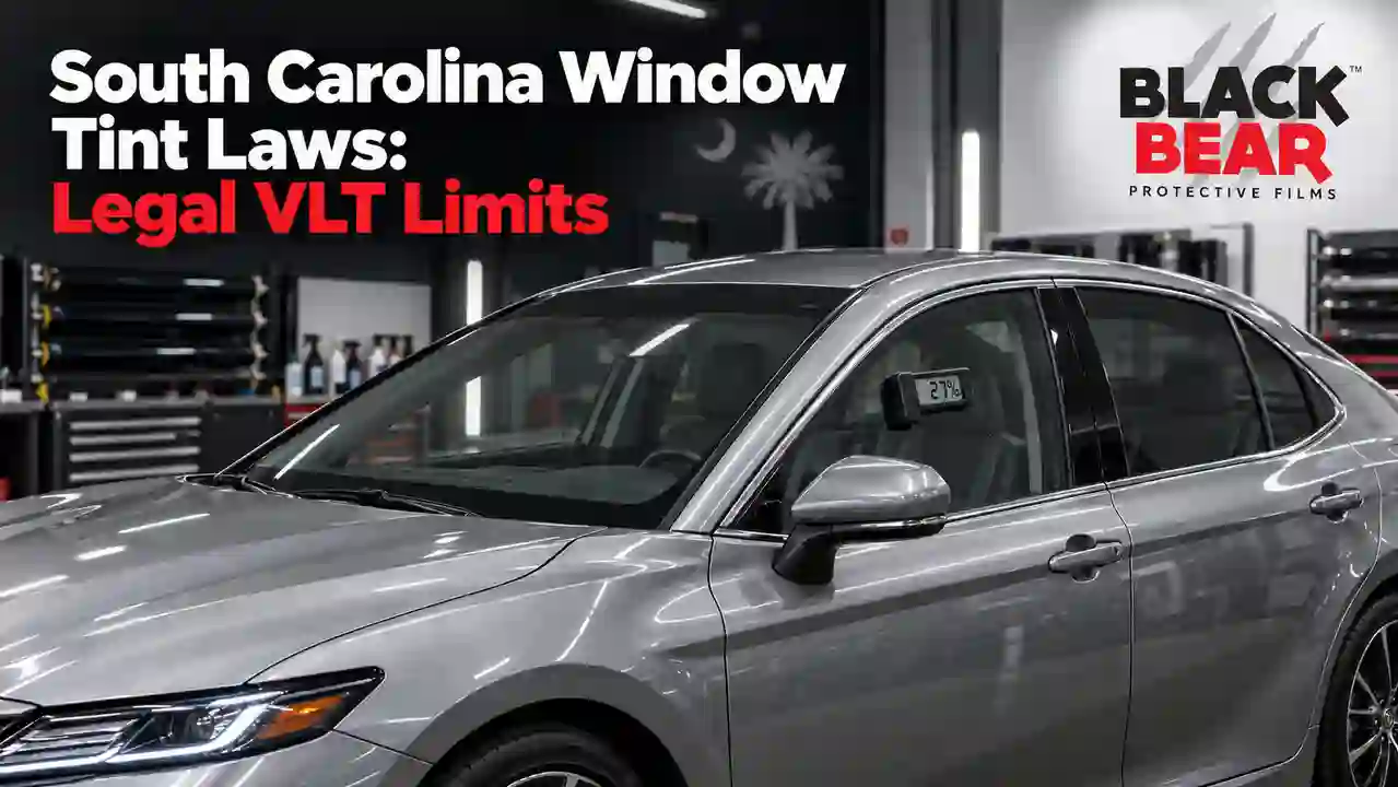 South Carolina Window Tint Laws by Black Bear Protective Films